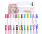 Professional Disposable Temporary Changing Color Hair Dye Paint Crayon Chalk Pen-Rose Red