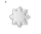 Beautiful Snowflake Shape Cookie Cutter Christmas Style DIY Plastic Biscuit Cutter Kitchen Tools-1#