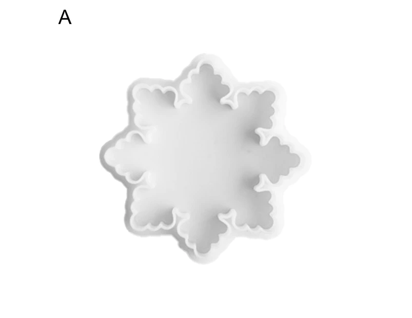 Beautiful Snowflake Shape Cookie Cutter Christmas Style DIY Plastic Biscuit Cutter Kitchen Tools-1#