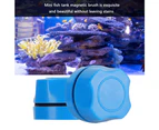 Algae Scrapers Aquarium Glass Cleaner Magnetic Brush Suitable for Small Fish Tank - Blue