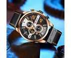 CURREN New Watches Men Top Luxury Brand Chronograph Sports Watches Mens Leather Quartz Wristwatch Waterproof Relogio Masculino