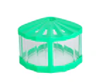 Small Fish Tank Stack Freely Broken-proof Smell-less Small Building Block Fish Tank for Turtle - Green
