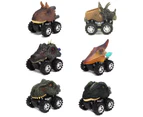 Cartoon Dinosaur Racing Car Pull Back Vehicle Children Kids Boys Model Toy Gift E