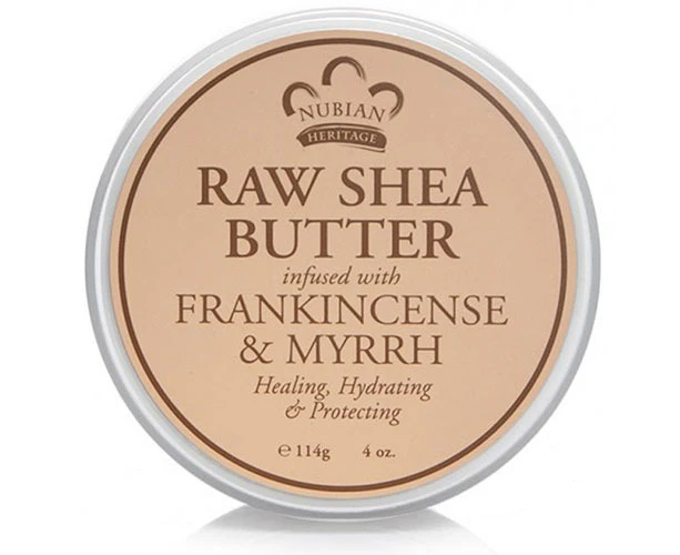 Nubian Heritage Raw Shea Butter Infused With Frankincense and Myrrh, 4 OZ