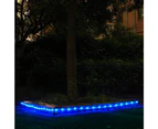 100 LEDs Tube Fairy Lights, IP65 Waterproof Solar Fairy Lights Tube Light Rope Copper Wire Christmas Lights Lights for Wedding Garden Party Outdo-Lila