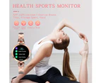 Compatible with Android and Apple smart watches, IP67 and voice control of blood pressure and heart rate sleep tracker.