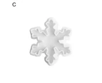 Beautiful Snowflake Shape Cookie Cutter Christmas Style DIY Plastic Biscuit Cutter Kitchen Tools-3#