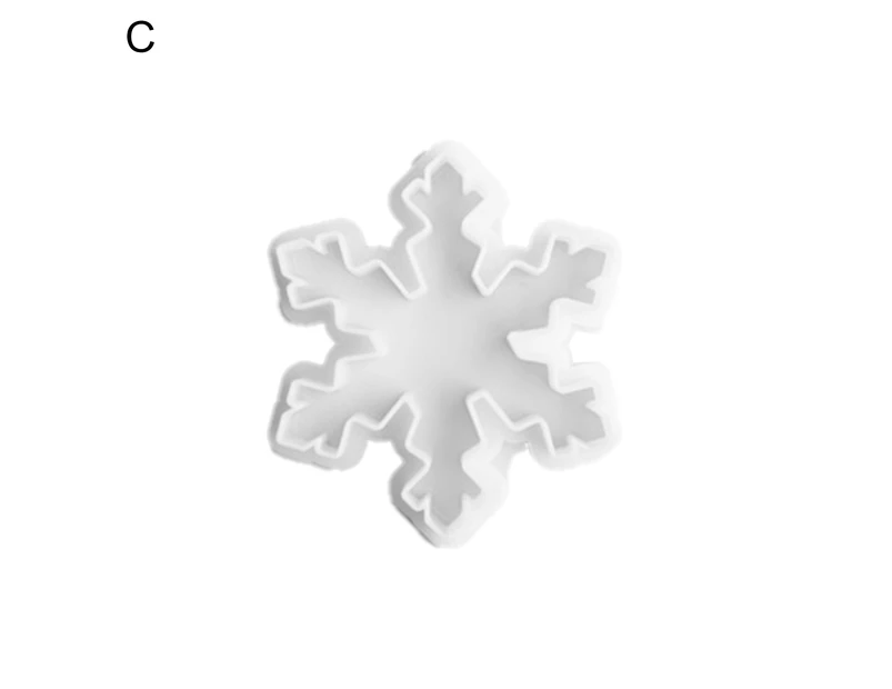 Beautiful Snowflake Shape Cookie Cutter Christmas Style DIY Plastic Biscuit Cutter Kitchen Tools-3#