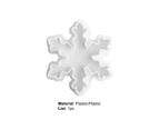 Beautiful Snowflake Shape Cookie Cutter Christmas Style DIY Plastic Biscuit Cutter Kitchen Tools-3#