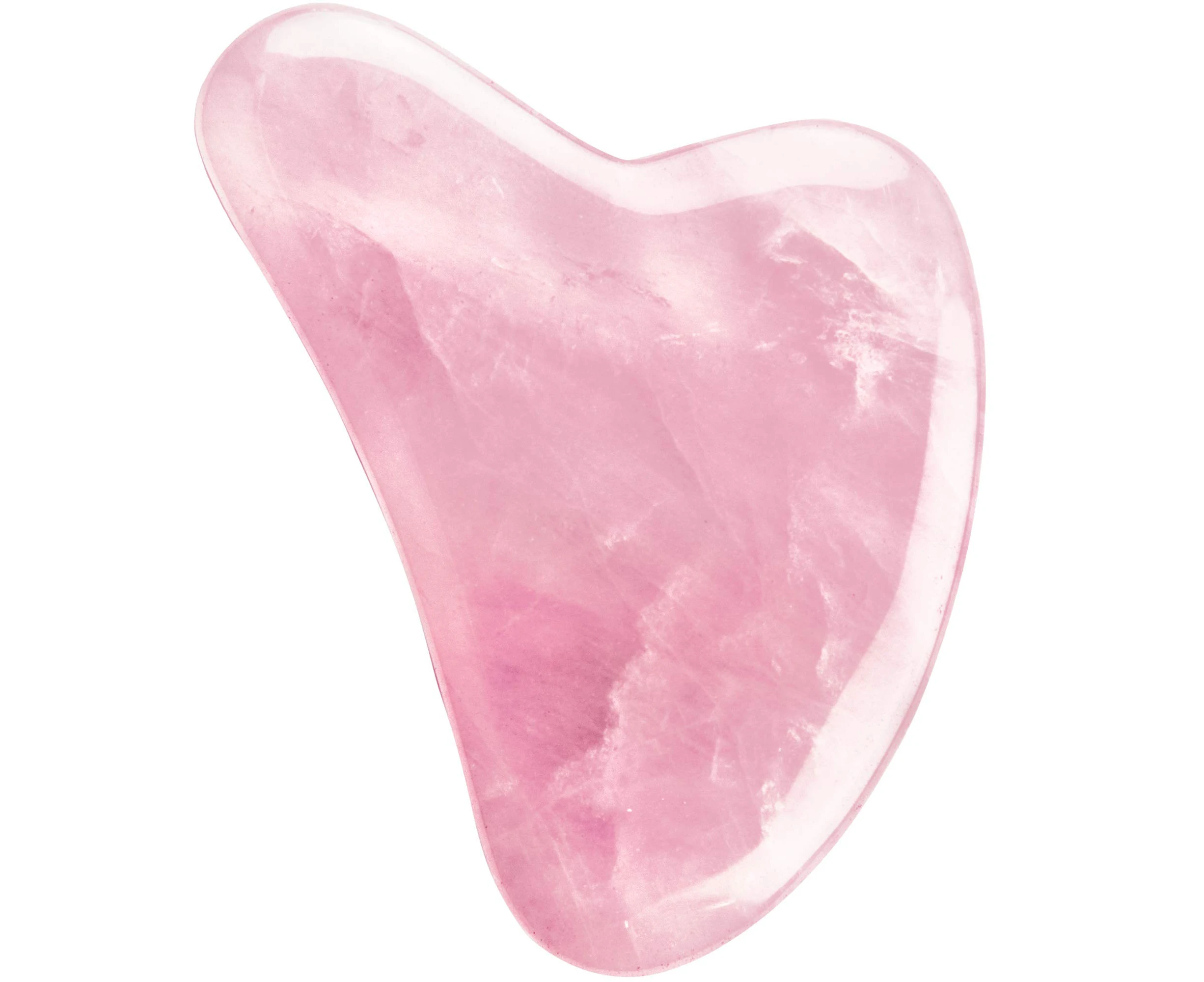 Hyloxs Gua Sha Massage Tool for Scraping Facial and Body Skin Massage, Made of Rose Quartz Stone for Acupressure Gua Sha Facial Tools