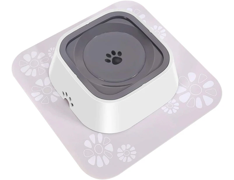 Dog Bowl Dog Water Bowl No-Spill Pet Water Bowl Slow Water Feeder Dog Bowl No-Slip Pet Water Dispenser  Feeder Bowl for Dogs and Cats