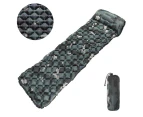 Ultralight Sleeping Pad with Built-in Pillow, Inflatable Camping Mattress for Backpacking, Traveling and Hiking