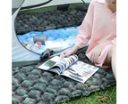 Ultralight Sleeping Pad with Built-in Pillow, Inflatable Camping Mattress for Backpacking, Traveling and Hiking