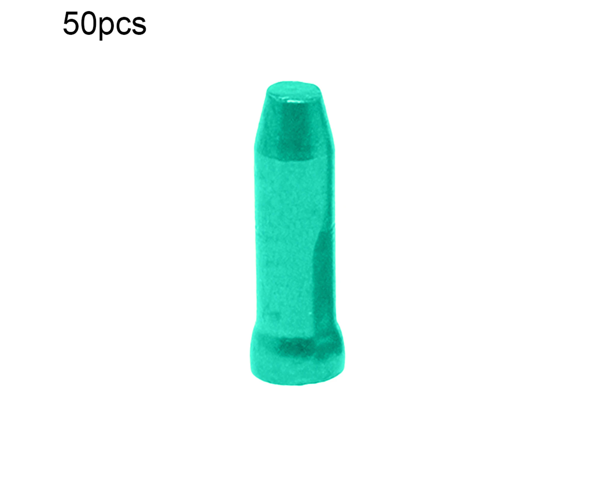 50Pcs Bike Bicycle Brake Shifter Inner Tips Shift Cables End Caps Cycling Parts Green