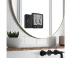 Bathroom Clock, Shower Timer Alarm Digital Clocks ,Bathroom Waterproof Kitchen Timer Clocks with Thermometer Hygrometer for Shower Cooking Makeup