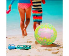 Beach Ball Portable Wear-resistant PVC Boys Girls Summer Outdoor Activity Pool Ball Birthday Gift  Random Color