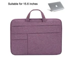 Lightweight Waterproof 13.3 /15.6 Inch Laptop Case Laptop Bag with Shoulder Strap Laptop Bag - Purple