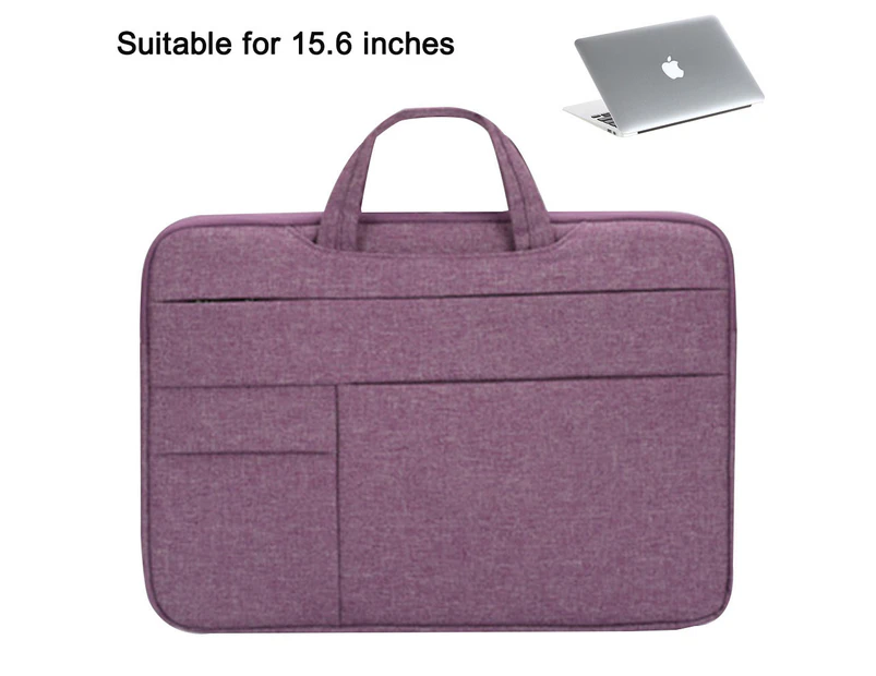 Lightweight Waterproof 13.3 /15.6 Inch Laptop Case Laptop Bag with Shoulder Strap Laptop Bag - Purple