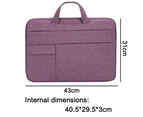 Lightweight Waterproof 13.3 /15.6 Inch Laptop Case Laptop Bag with Shoulder Strap Laptop Bag - Purple