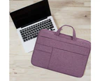 Lightweight Waterproof 13.3 /15.6 Inch Laptop Case Laptop Bag with Shoulder Strap Laptop Bag - Purple