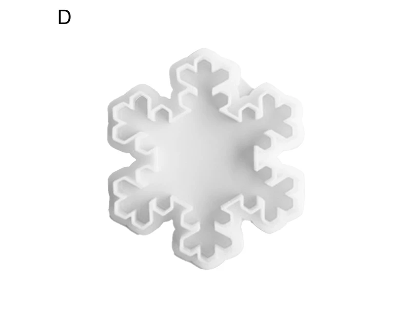 Beautiful Snowflake Shape Cookie Cutter Christmas Style DIY Plastic Biscuit Cutter Kitchen Tools-4#