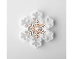 Beautiful Snowflake Shape Cookie Cutter Christmas Style DIY Plastic Biscuit Cutter Kitchen Tools-4#