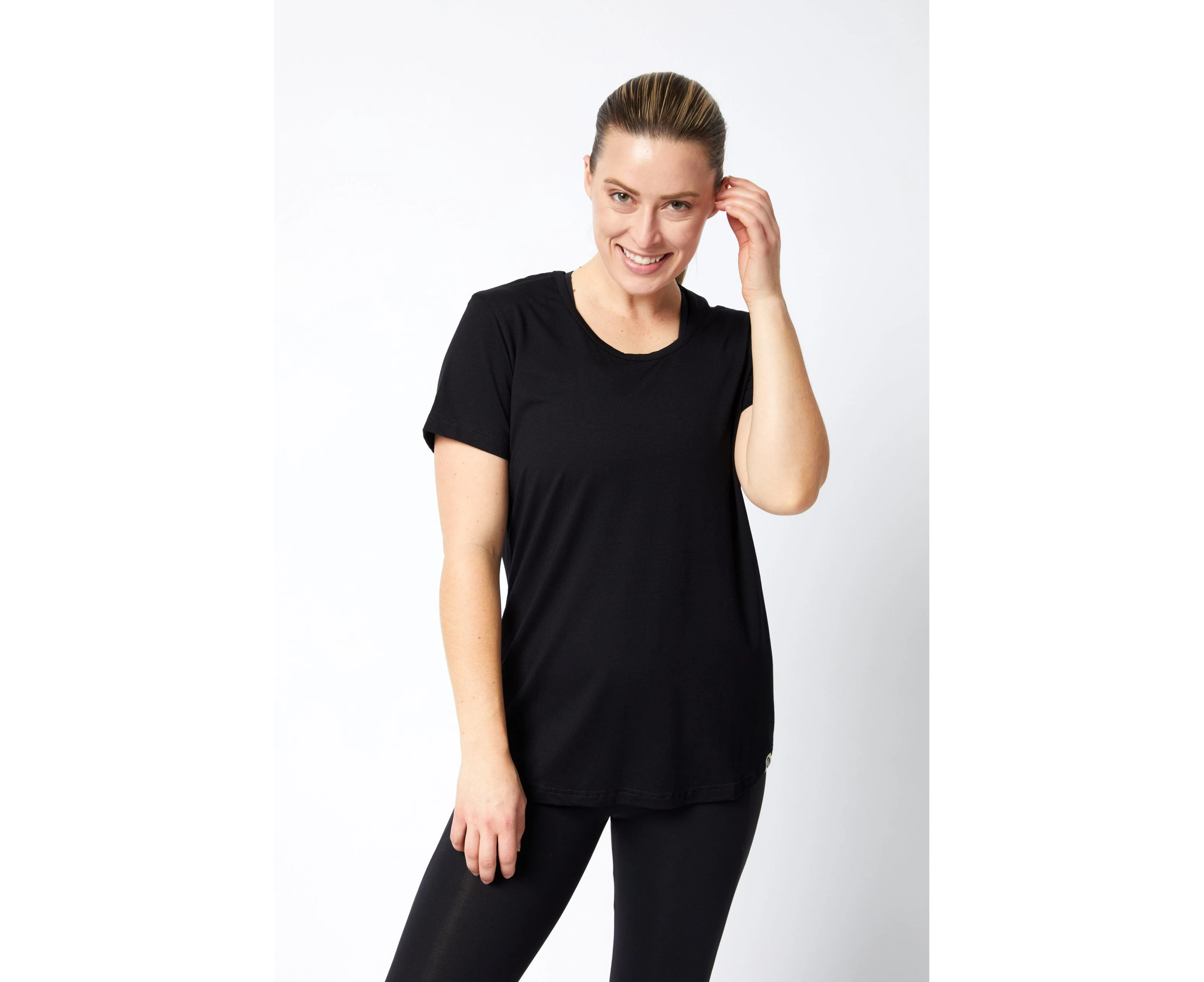 Bug Activewear Bamboo Short Sleeve Tee - Black