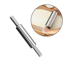 Stainless Steel Rolling Pin Non-Stick Pastry Dough Roller Bake Pizza Noodles Cookie Pie Making Baking Tools Kitchen Accessories,Rolling Pin Length: Xl