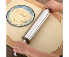 Stainless Steel Rolling Pin Non-Stick Pastry Dough Roller Bake Pizza Noodles Cookie Pie Making Baking Tools Kitchen Accessories,Rolling Pin Length: Xl