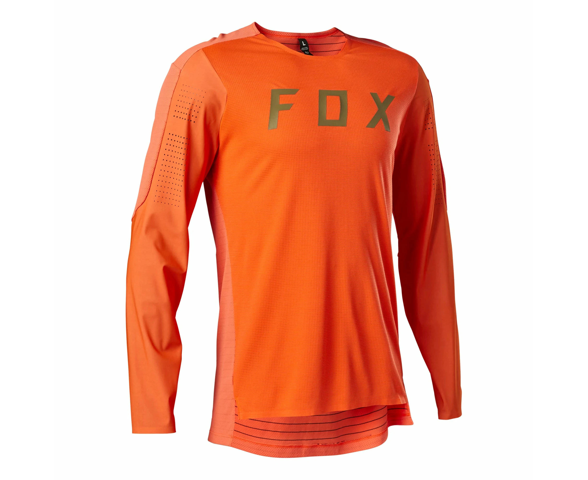 Fox Flexair Pro LS Mens MTB Jersey - Vintage White