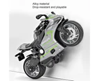 1:12 Auto Toy Exquisite Workmanship Wear-resistant Alloy Ducati Motorcycle Model Toy for Boy Silver