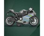 1:12 Auto Toy Exquisite Workmanship Wear-resistant Alloy Ducati Motorcycle Model Toy for Boy Silver