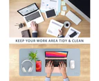 Desk Pad Desk Protector Mat - Dual Side PU Leather Desk Mat Large Mouse Pad, Writing Mat Waterproof Desk Cover Organizers