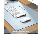 Desk Pad Desk Protector Mat - Dual Side PU Leather Desk Mat Large Mouse Pad, Writing Mat Waterproof Desk Cover Organizers