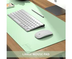 Desk Pad Desk Protector Mat - Dual Side PU Leather Desk Mat Large Mouse Pad, Writing Mat Waterproof Desk Cover Organizers