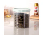 Kitchen Plastic Food Cereal Storage Box Container Transparent Sealed Jar Bottle