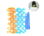 No Heat Hair Roller Curling 24PCS Rods Set Woman Hair Curlers Rollers Magic DIY Magic Hair Roll Sleep Curlers Wave Roll Water Ripple Roll Hair Curler