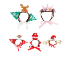 Dogs Cats Christmas Patterns Headband Photography Props Pet Headwear Accessory-Green M