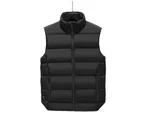 Outdoor Men Women USB Warm Winter Lightweight Down Vest Jacket Heating Clothing-Dark Blue