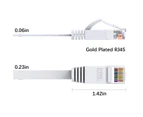 Cat6 Ethernet , Cat-6 Flat RJ45 Computer Internet LAN Network Ethernet Patch Cable Cord