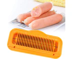 Hot Dog Cutter Multifunctional Sausage Cutter Ham Slicer Banana Peeler Kitchen Tool