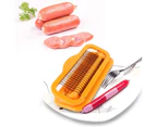 Hot Dog Cutter Multifunctional Sausage Cutter Ham Slicer Banana Peeler Kitchen Tool
