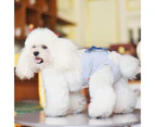 Dog Sanitary Pants Striped Design Breathable Elastic Pet Anti-harassment Physiological Pants for Female Dog - Stripe