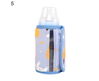 Intelligent Milk Bottle Heater Washable Anti-dropping USB Interface Reusable Feeding Bottle Heater for Baby-Style 5