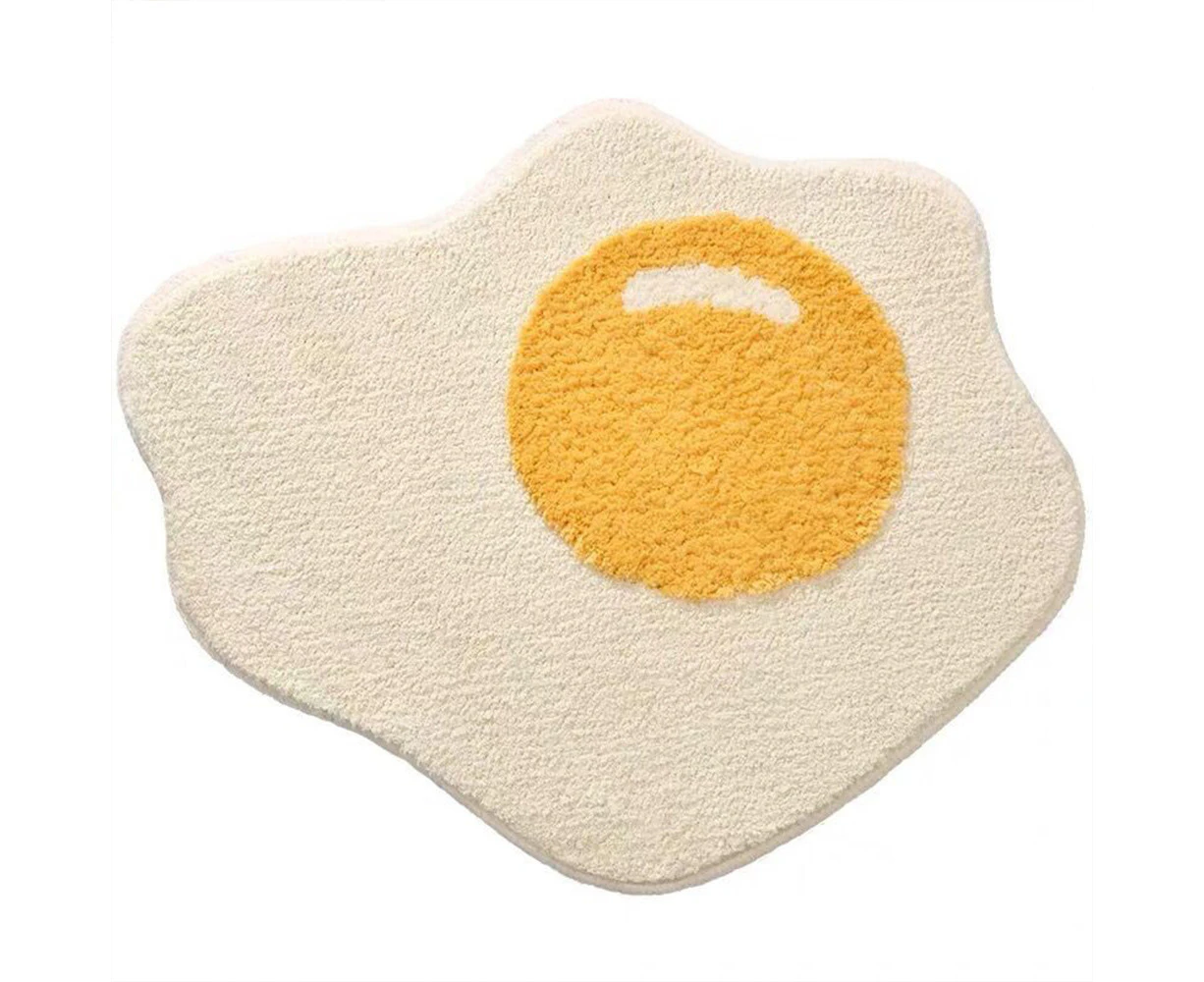 Cute bathroom mat smiley face carpet bathroom carpet sunflower - Scrambled egg thickened super soft cashmere