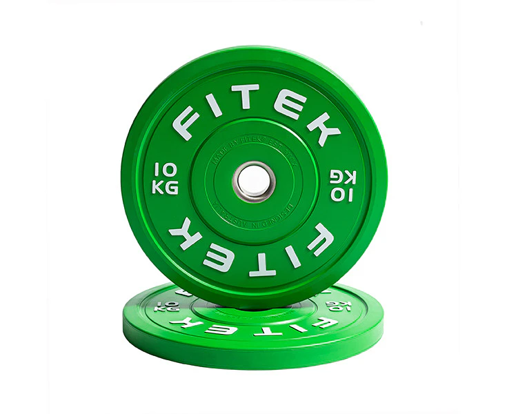 FITEK Oziliant Bumper Plates 10KG Pair Virgin Rubber Colour