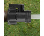 12 Pack 3/4'' Plastic Garden Hose Shut Off Valve- Standard Water Shutoff Valve Shut-Off Ball Valve Thread Connector Coupling for Telescopic Water Pipe Wate