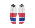 1 Pair Drone Blade Silent Low Noise Mini Portable Drone Propeller for DJI Air 2S Red Blue White