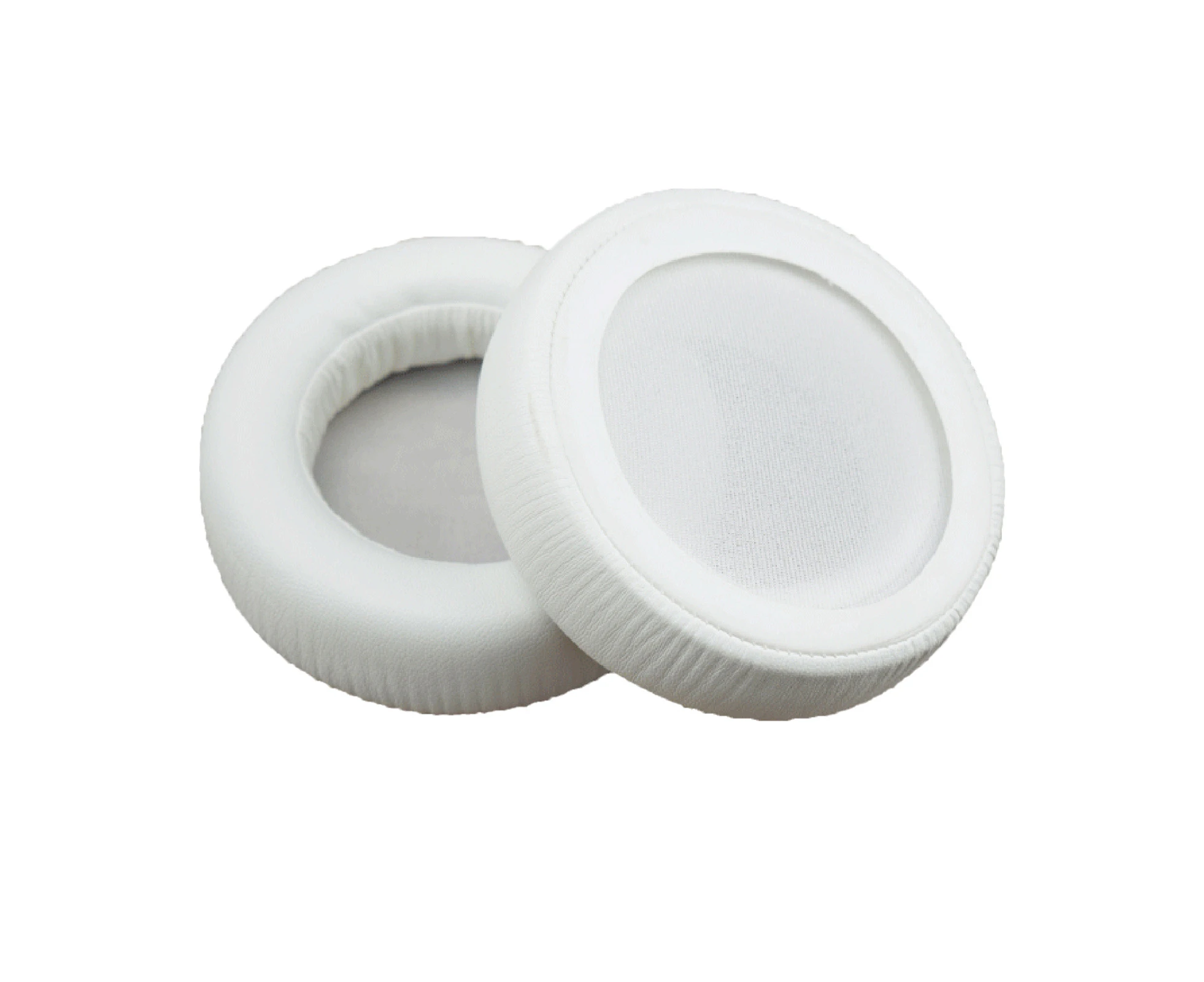 Ear Pads Dust-proof Protein Faux Leather Elastic Headphone Earmuff for ATH-SJ33/SJ55/ES7/ESW9-White Protein Faux Leather