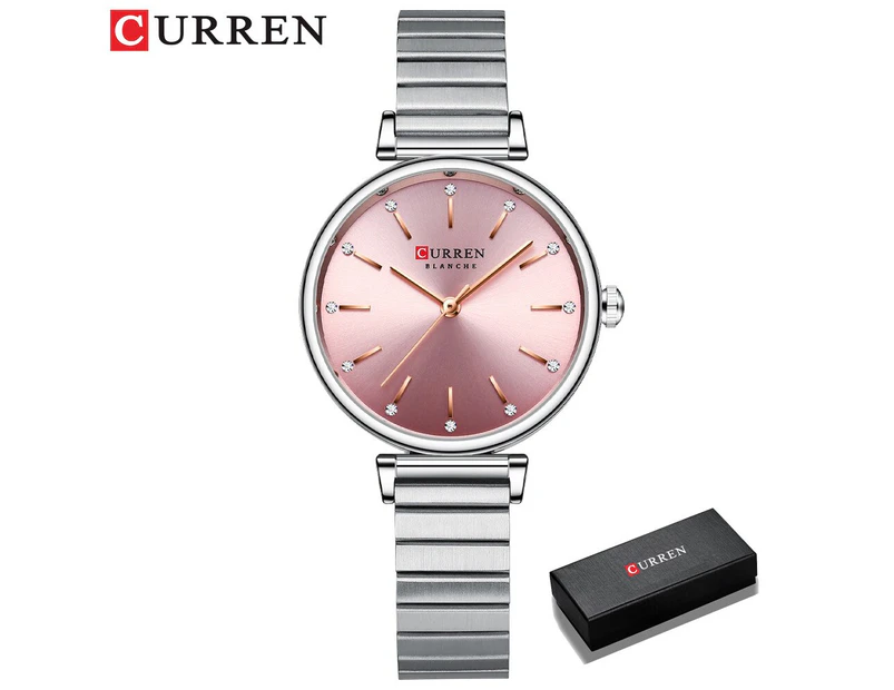 CURREN Fashion Women Watches Ladies Quartz Clock Luxury Rhinestone Dial Wristwatches for Female for Gift Montre Femme